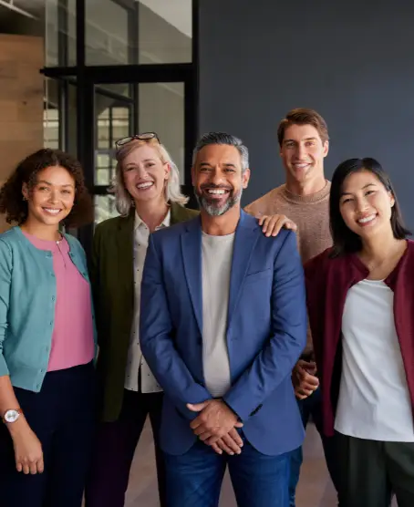 about MigiHub interpreter sign language management software a group of people posing for a photo