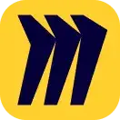 MigiHub interpreter sign language management, a yellow and black logo